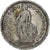 Suiza, 2 Francs, 1894, Paris, Plata, BC+, KM:21