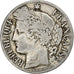 Frankrijk, Franc, Cérès, 1871, Bordeaux, Zilver, FR, Gadoury:465, KM:822.2