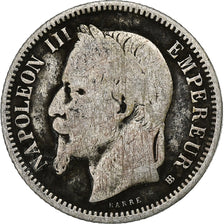 France, Napoleon III, Franc, Napoléon III, 1870, Strasbourg, Silver, F(12-15)
