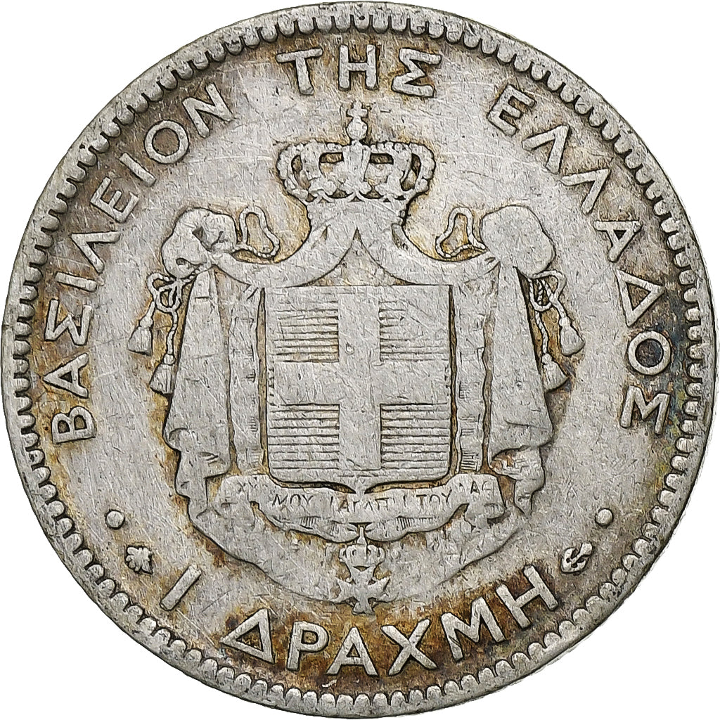Greece, George I, Drachma, 1873, Paris, Silver, VF(20-25), KM:38