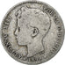 Espagne, Alfonso XIII, Peseta, 1899, Madrid, Argent, TB, KM:706