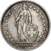 Suiza, Franc, 1959, Bern, Plata, MBC, KM:24