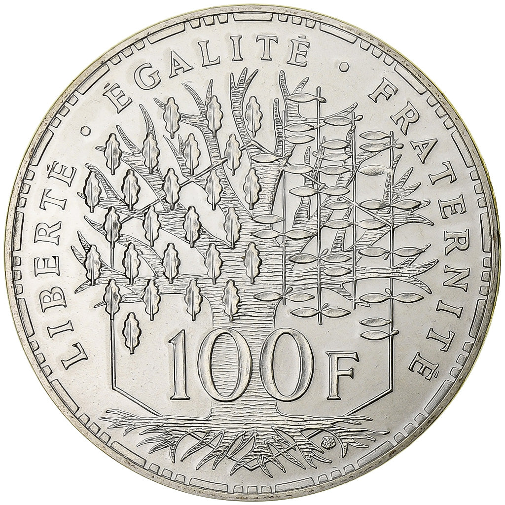 Francia, 100 Francs, Panthéon, 1983, Paris, série FDC, Argento, FDC