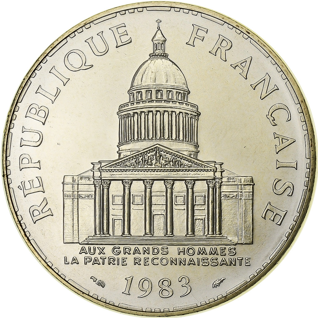 Francia, 100 Francs, Panthéon, 1983, Paris, série FDC, Argento, FDC