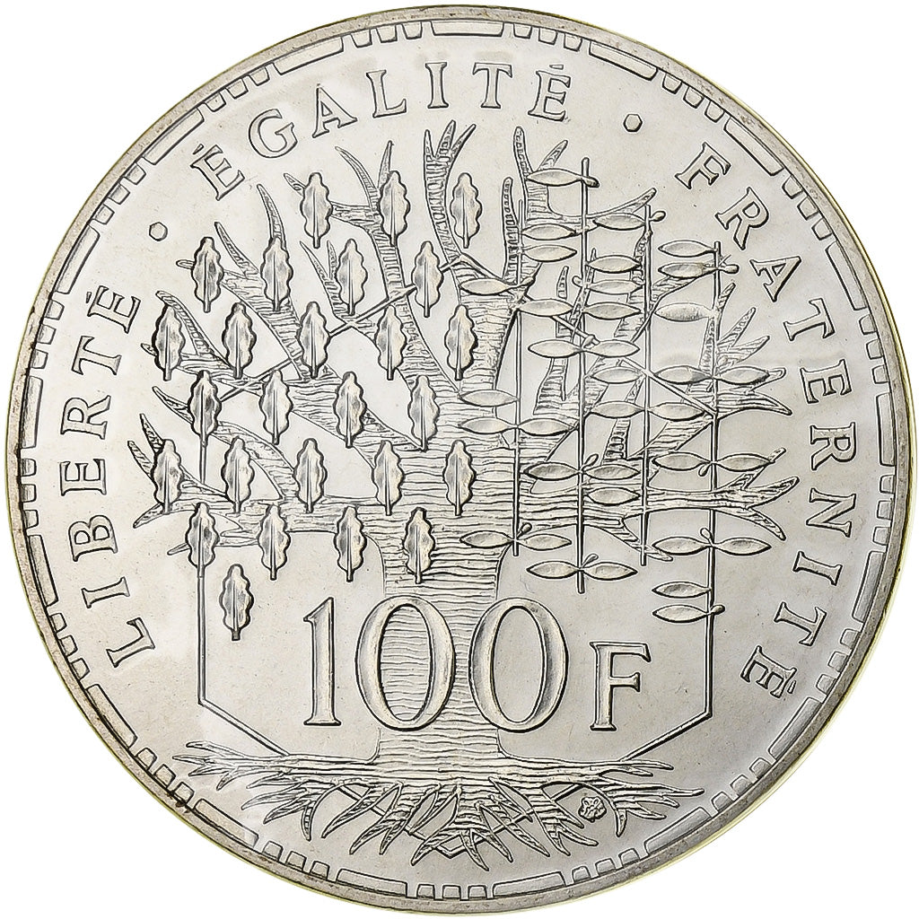 Francia, 100 Francs, Panthéon, 1983, Paris, série FDC, Argento, FDC