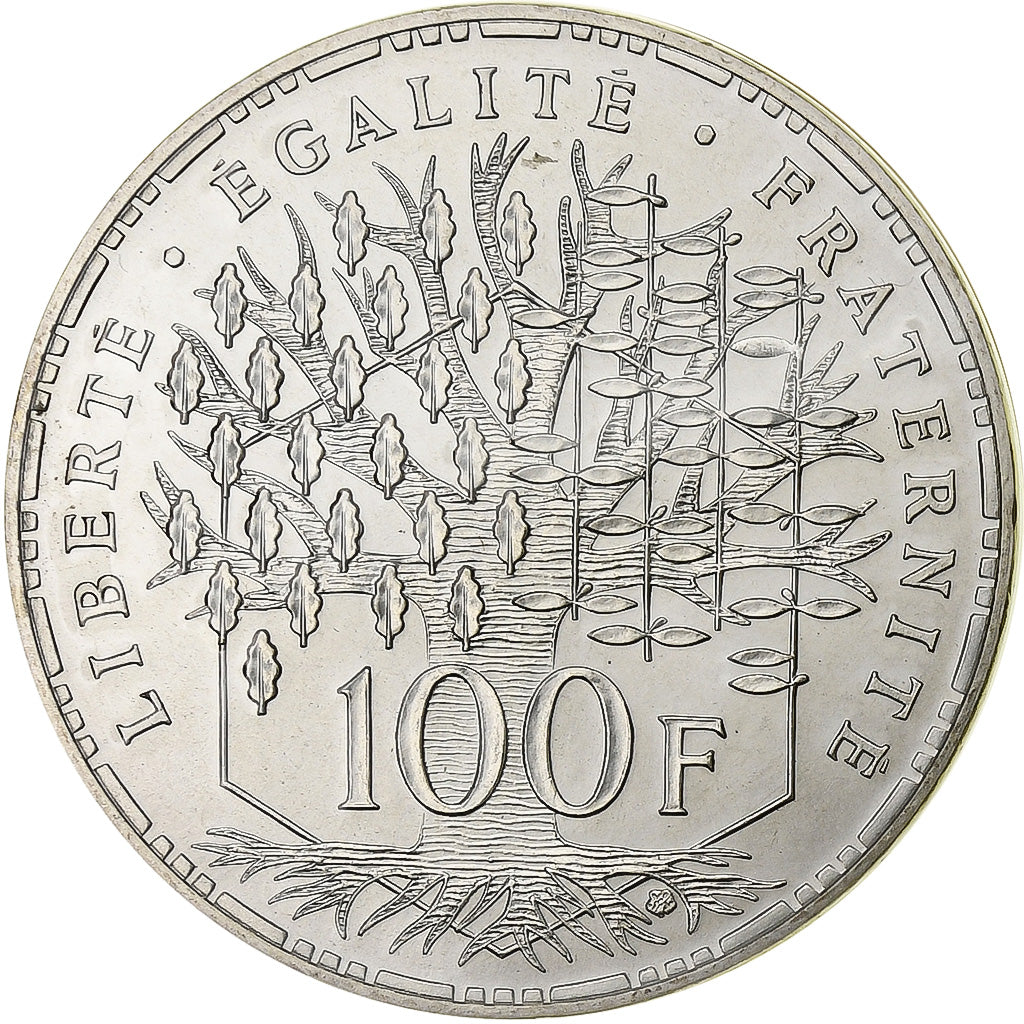 France, 100 Francs, Panthéon, 1983, Paris, série FDC, Silver, MS(65-70)