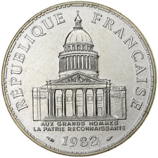 France, 100 Francs, Panthéon, 1982, Paris, série FDC, Silver, MS(65-70)