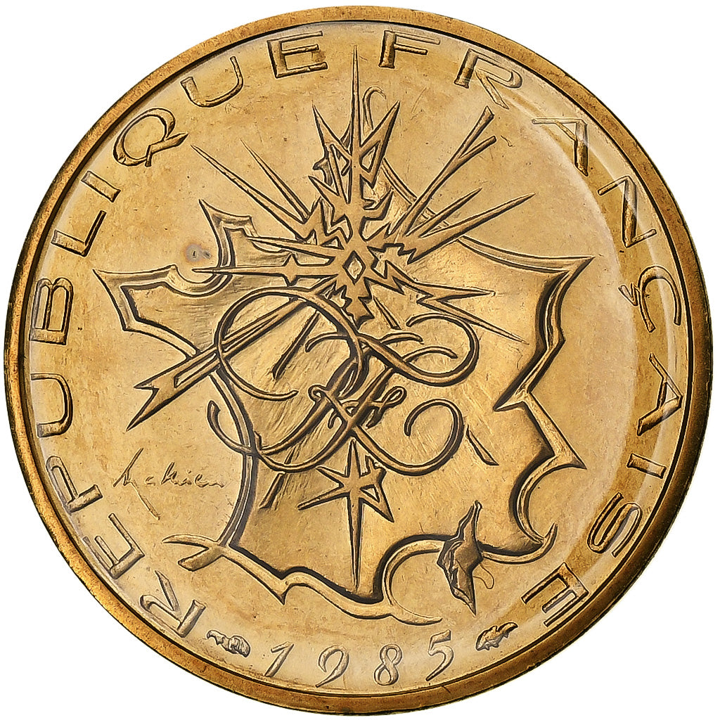 Frankreich, 10 Francs, Mathieu, 1985, Paris, série FDC, Tranche B