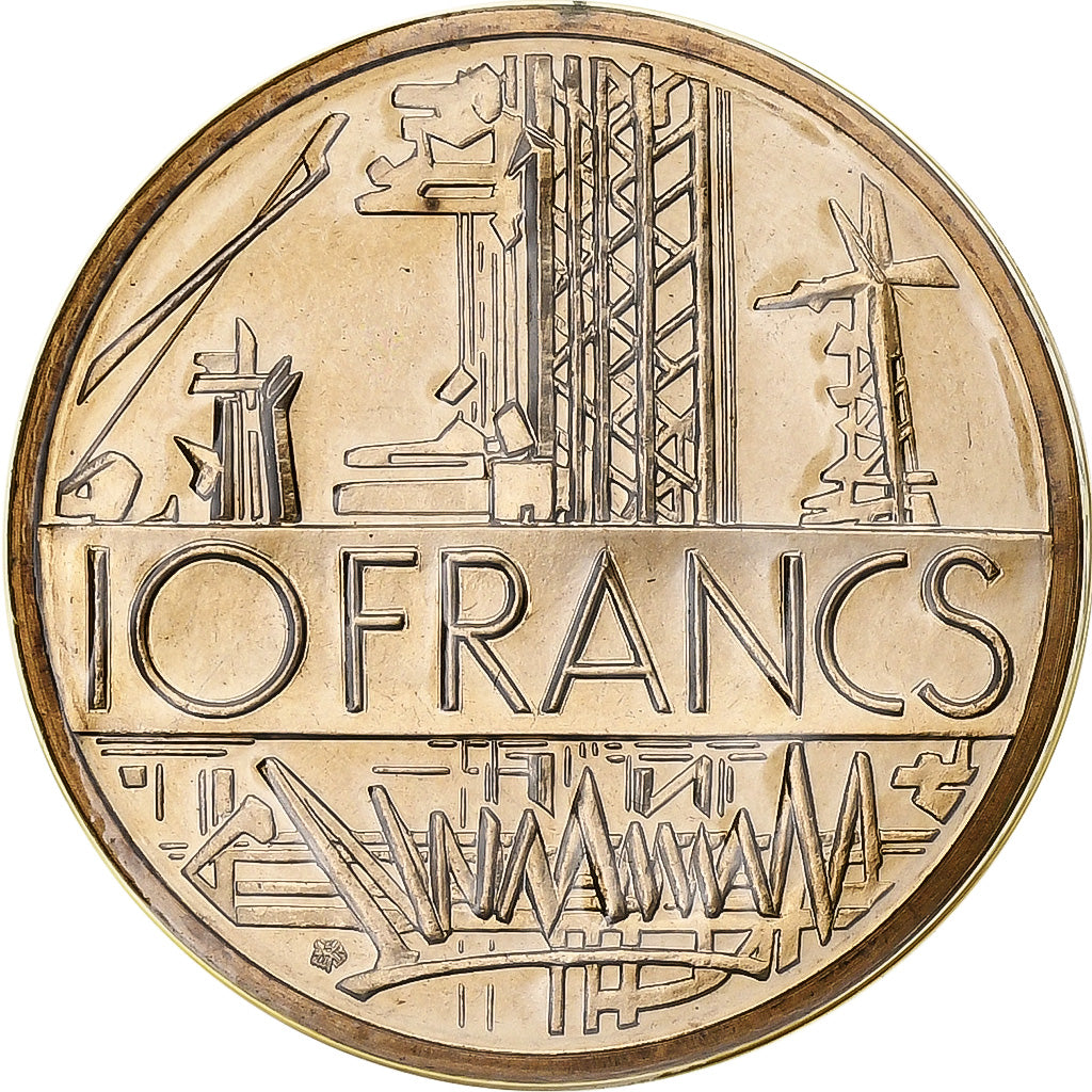 Frankreich, 10 Francs, Mathieu, 1985, Paris, série FDC, Tranche B