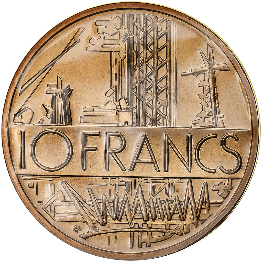 France, 10 Francs, Mathieu, 1983, Paris, série FDC, Tranche A, Nickel-brass