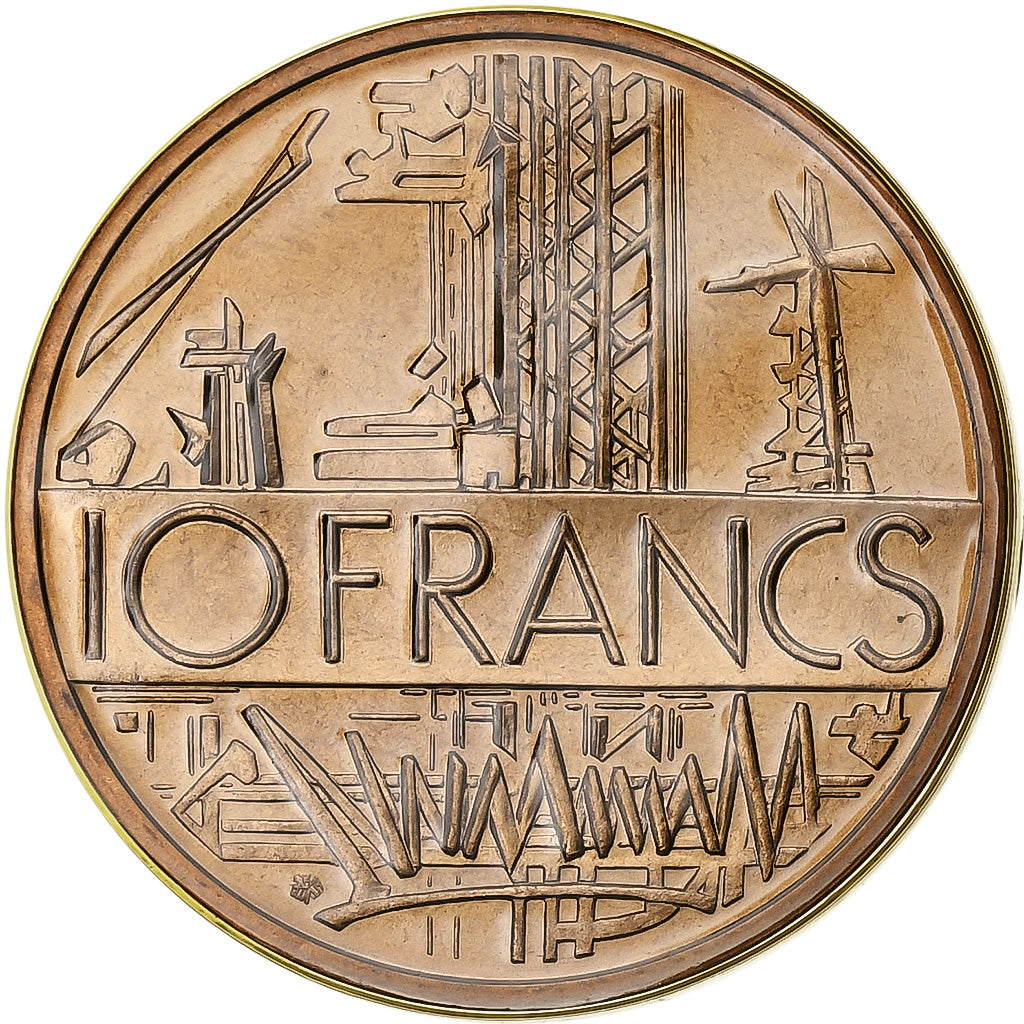 France, 10 Francs, Mathieu, 1983, Paris, série FDC, Tranche A, Nickel-Cuivre
