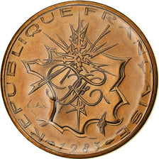 France, 10 Francs, Mathieu, 1983, Paris, série FDC, Tranche A, Nickel-brass