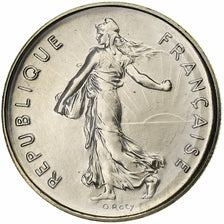 France, 5 Francs, Semeuse, 1984, Paris, série FDC, Nickel Clad Copper-Nickel