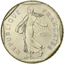 France, 2 Francs, Semeuse, 1985, Paris, série FDC, Nickel, FDC, Gadoury:547