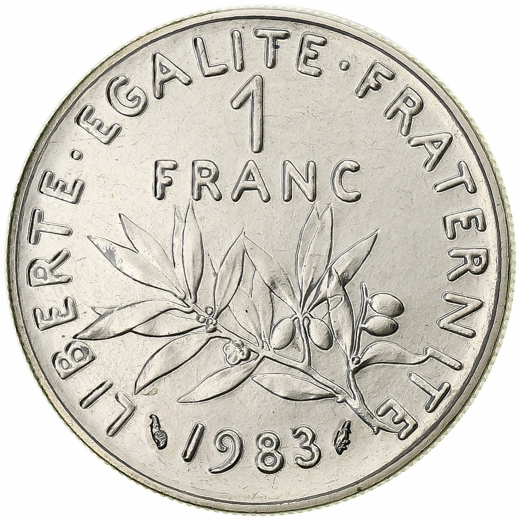 Frankreich, Franc, Semeuse, 1983, Paris, série FDC, Nickel, STGL, Gadoury:474