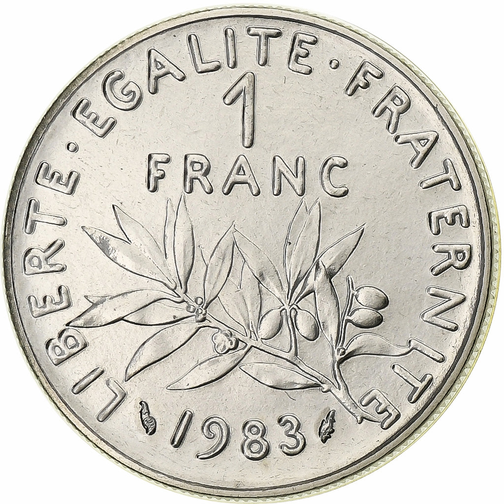 Frankreich, Franc, Semeuse, 1983, Paris, série FDC, Nickel, STGL, Gadoury:474