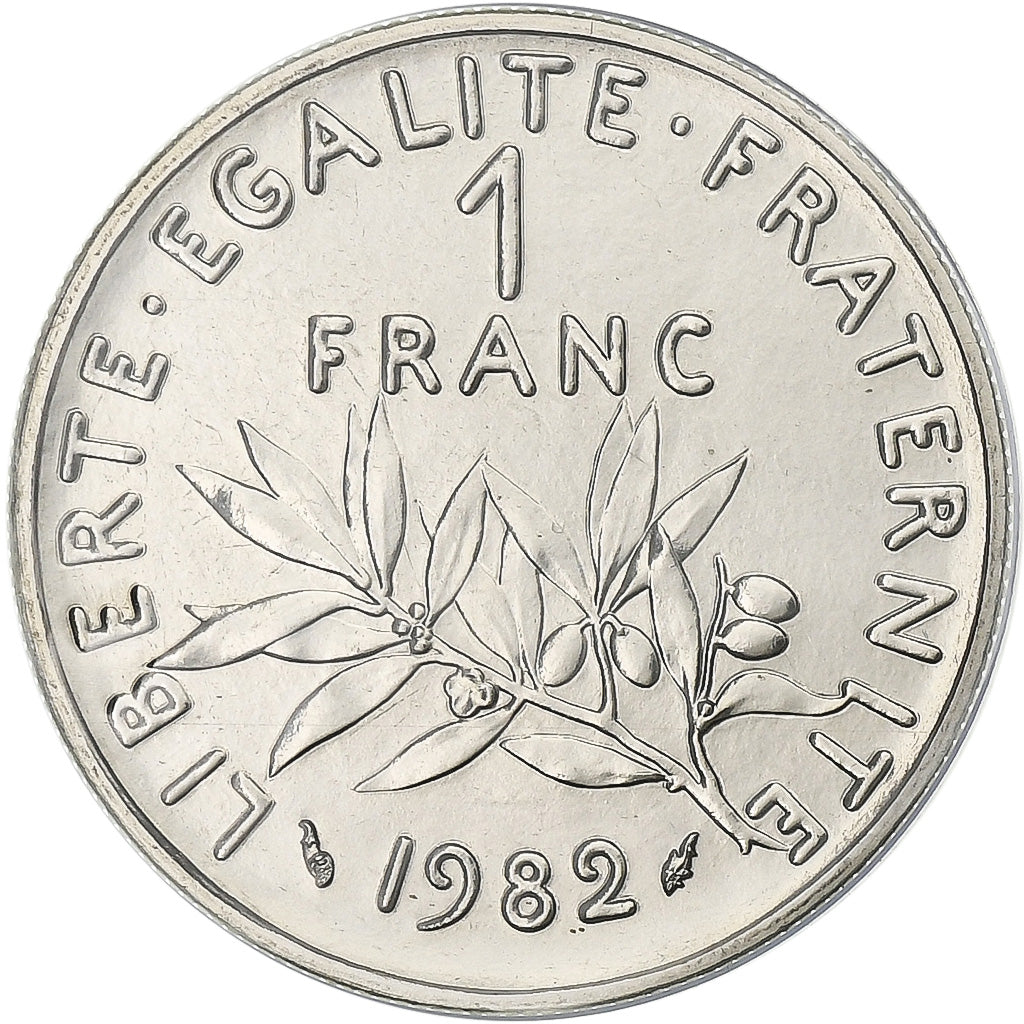 Frankreich, Franc, Semeuse, 1982, Paris, série FDC, Nickel, STGL, Gadoury:474
