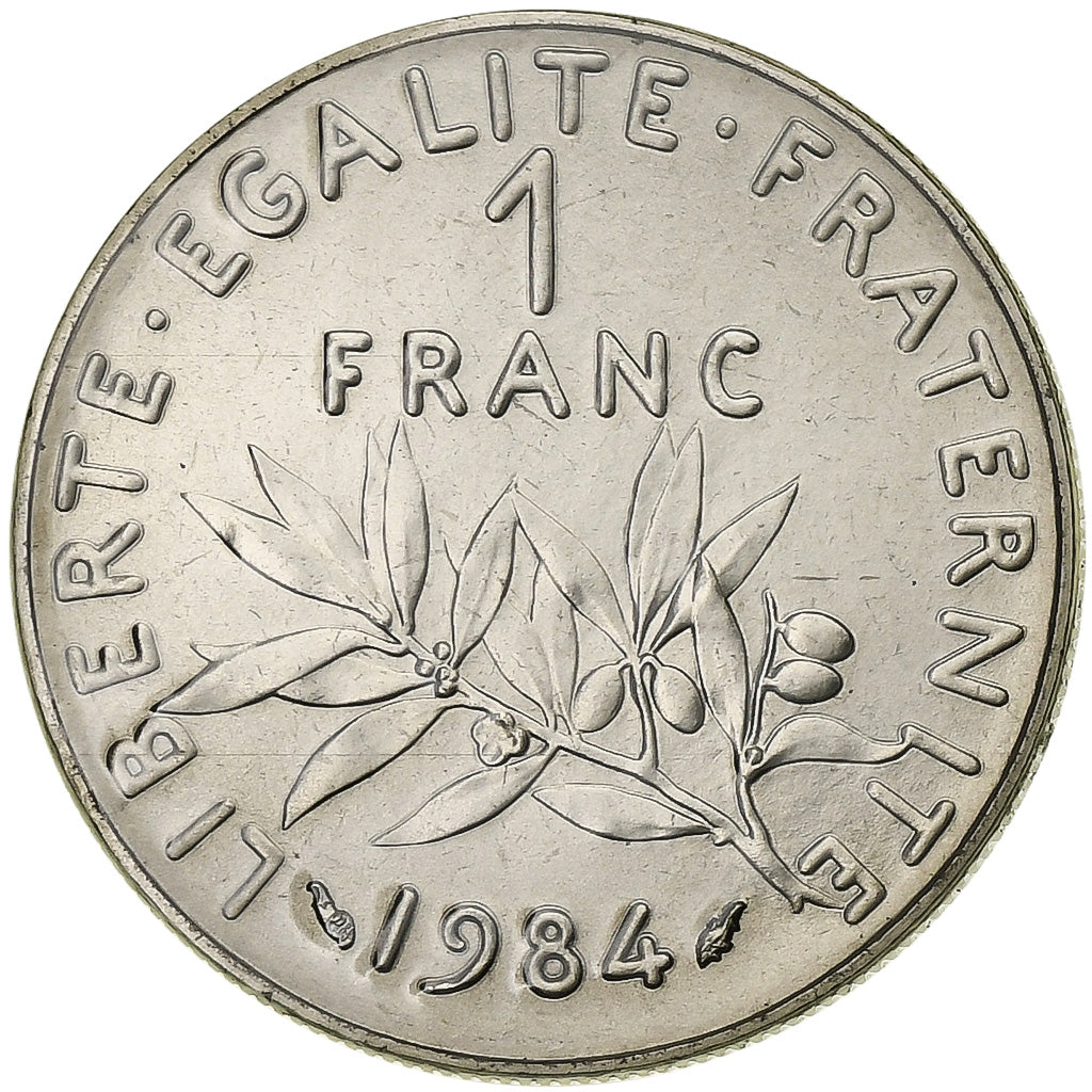 Francia, Franc, Semeuse, 1984, Paris, série FDC, Níquel, FDC, Gadoury:474