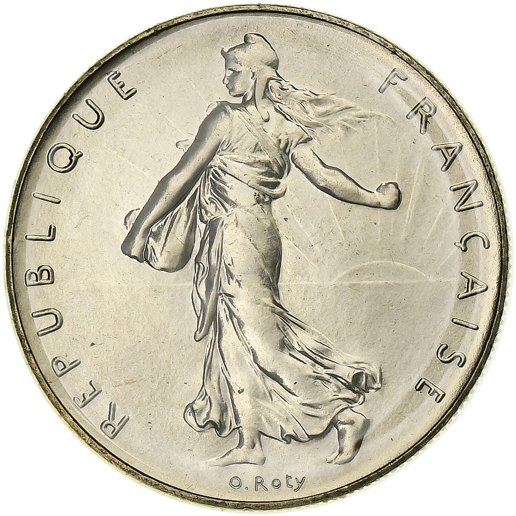 Frankrijk, Franc, Semeuse, 1985, Paris, série FDC, Nickel, FDC, Gadoury:474