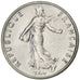 France, 1/2 Franc, Semeuse, 1981, Paris, série FDC, Nickel, MS(65-70)