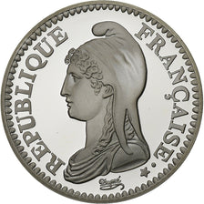 France, Franc, République, 1992, Paris, BE, Silver, MS(65-70), Gadoury:479