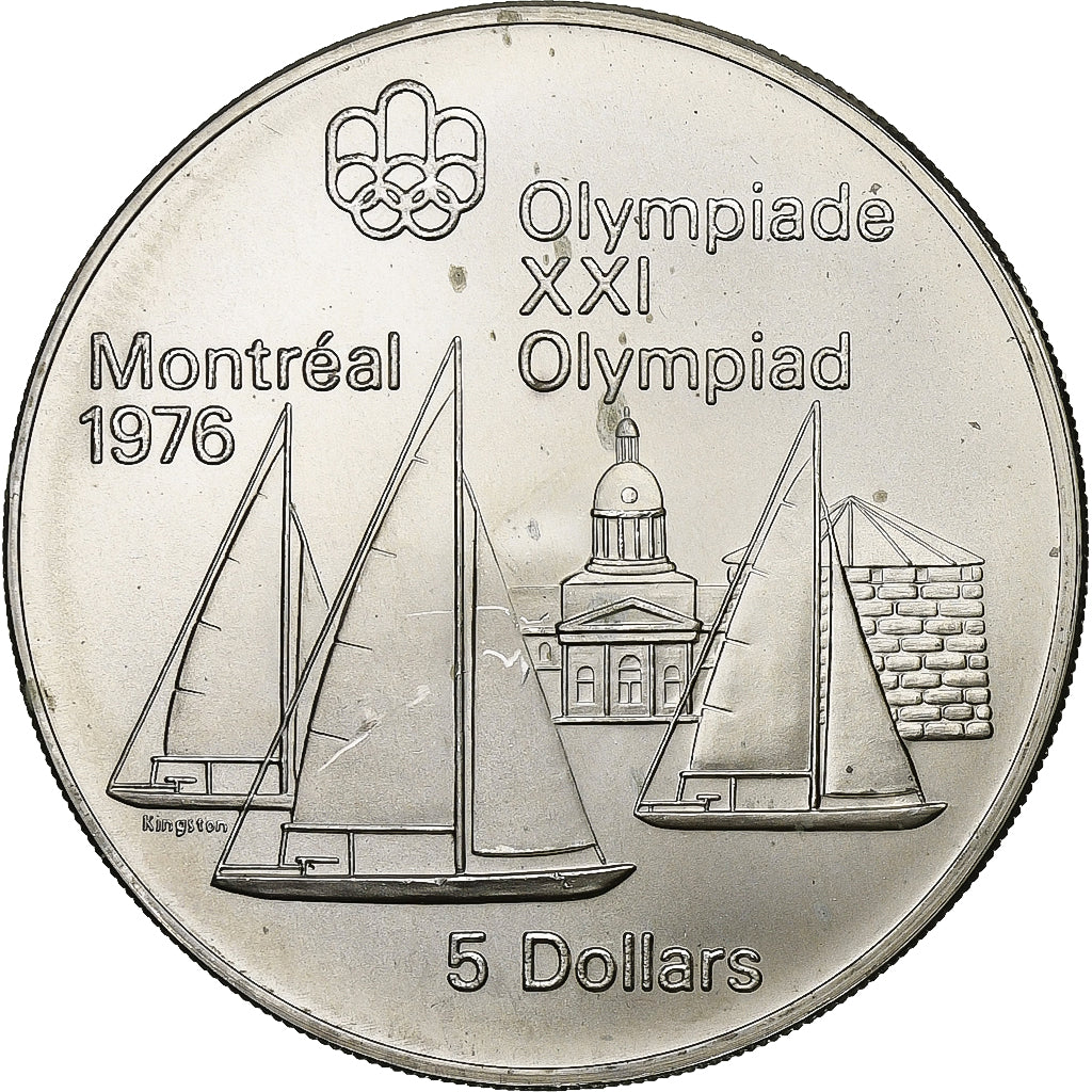 Kanada, Elizabeth II, 5 Dollars, 1973, Royal Canadian Mint, Silber, STGL, KM:85
