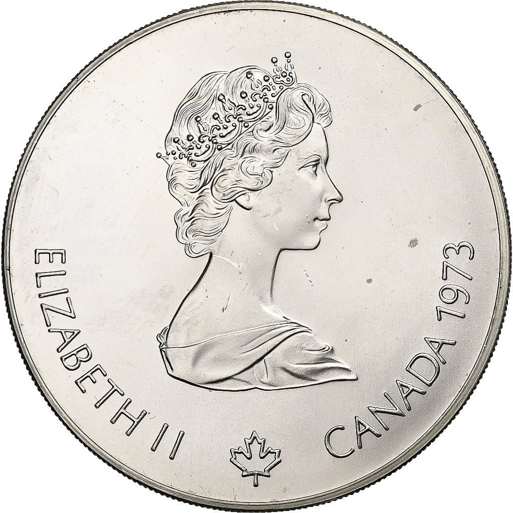 Canada, Elizabeth II, 5 Dollars, 1973, Royal Canadian Mint, Zilver, FDC, KM:85