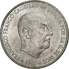 Spain, Caudillo and regent, 100 Pesetas, 1966 (67), Silver, AU(55-58), KM:797