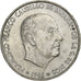 Spain, Caudillo and regent, 100 Pesetas, 1966 (67), Silver, AU(55-58), KM:797