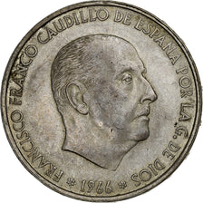 Spain, Caudillo and regent, 100 Pesetas, 1966, Silver, AU(50-53), KM:797