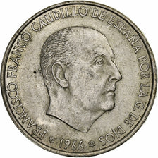 Spain, Caudillo and regent, 100 Pesetas, 1966, Silver, AU(50-53), KM:797