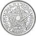 Morocco, Mohammed V, 2 Francs, 1951, Paris, Aluminum, MS(65-70), KM:47