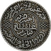 Morocco, Yusuf, Rial, 10 Dirhams, 1912, bi-Bariz, Silver, EF(40-45), KM:33