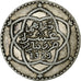 Morocco, 'Abd al-Hafiz, Rial, 10 Dirhams, 1911, bi-Bariz, Silver, EF(40-45)