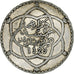 Marruecos, 'Abd al-Hafiz, 1/2 Rial, 5 Dirhams, 1911/AH1329, bi-Bariz, Plata