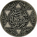 Morocco, 'Abd al-Aziz, 1/2 Rial, 5 Dirhams, 1902, Berlin, Silver, VF(30-35)