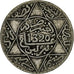 Morocco, 'Abd al-Aziz, 1/2 Rial, 5 Dirhams, 1902, Berlin, Silver, VF(30-35)