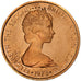 BRITISH VIRGIN ISLANDS, Elizabeth II, Cent, 1973, Franklin Mint, BE, Bronze