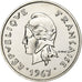 New Hebrides, 10 Francs, 1967, Paris, Nickel, MS(65-70)