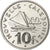 Nowa Kaledonia, 10 Francs, 1967, Paris, Nikiel, MS(65-70), Lecompte:86, KM:5