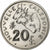 New Caledonia, 20 Francs, 1967, Paris, Nickel, MS(65-70), Lecompte:104, KM:6