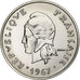 Polinesia francese, 20 Francs, 1967, Paris, Nichel, FDC, KM:6