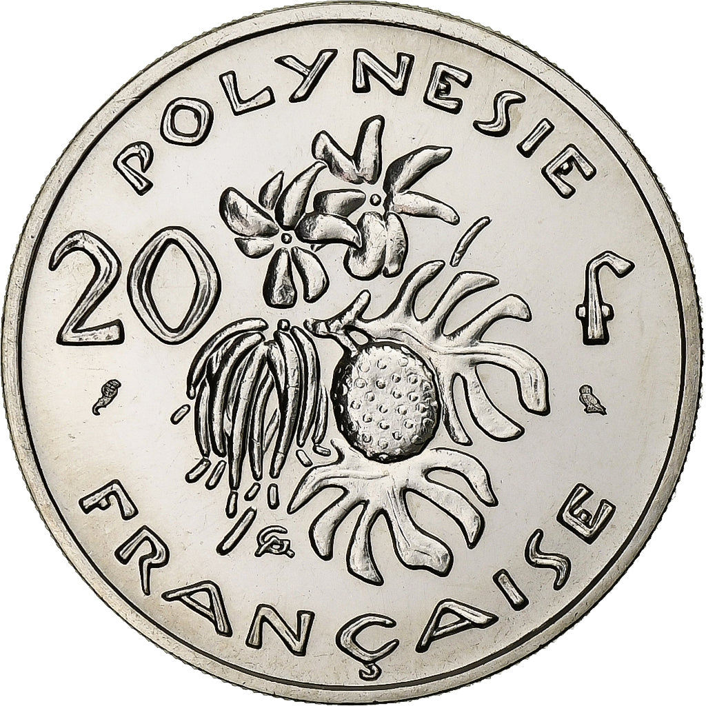 Polinesia francese, 20 Francs, 1967, Paris, Nichel, FDC, KM:6