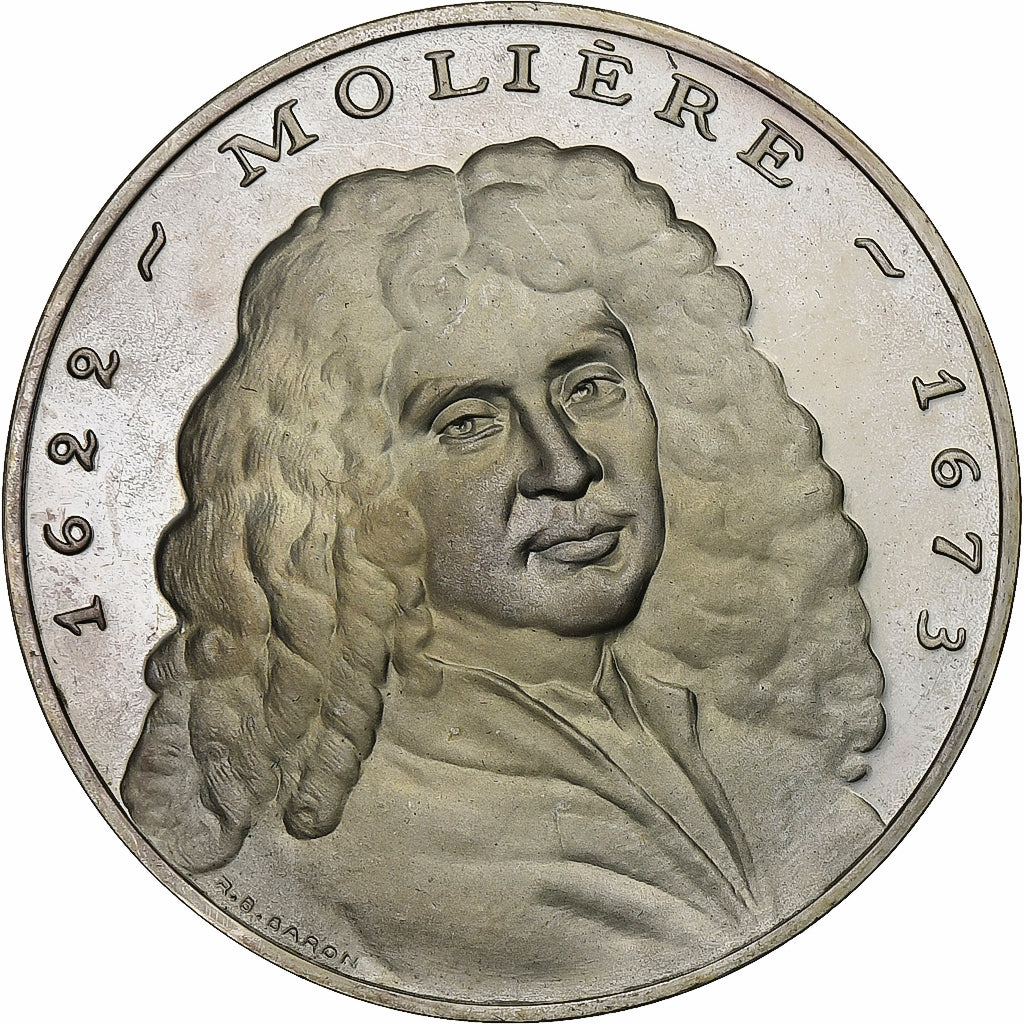 Francja, medal, Molière, Srebro, MS(65-70)