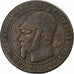 Francia, 5 Centimes, Napoléon III, Satirique, Bataille de Sedan, Undated