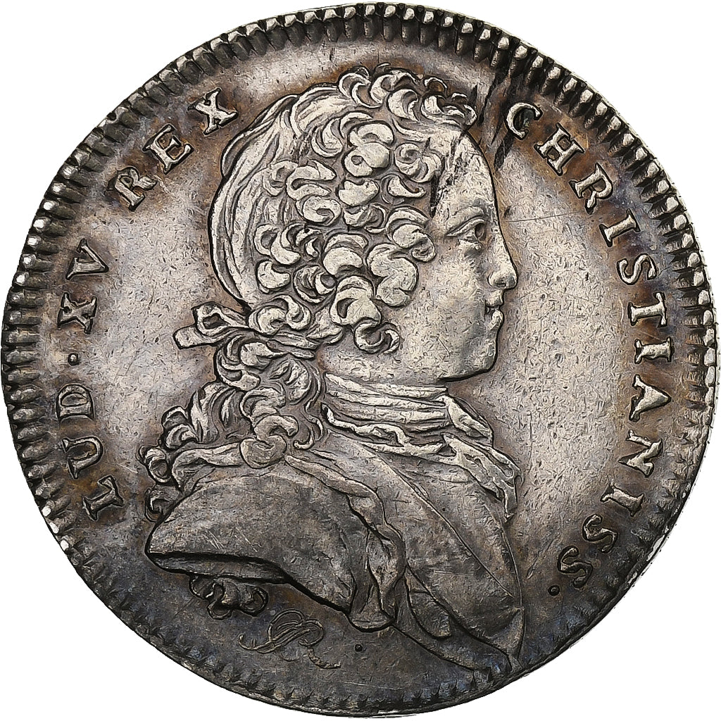 France, Token, Louis XV, Chambre de Commerce de La Rochelle, Silver, AU(50-53)