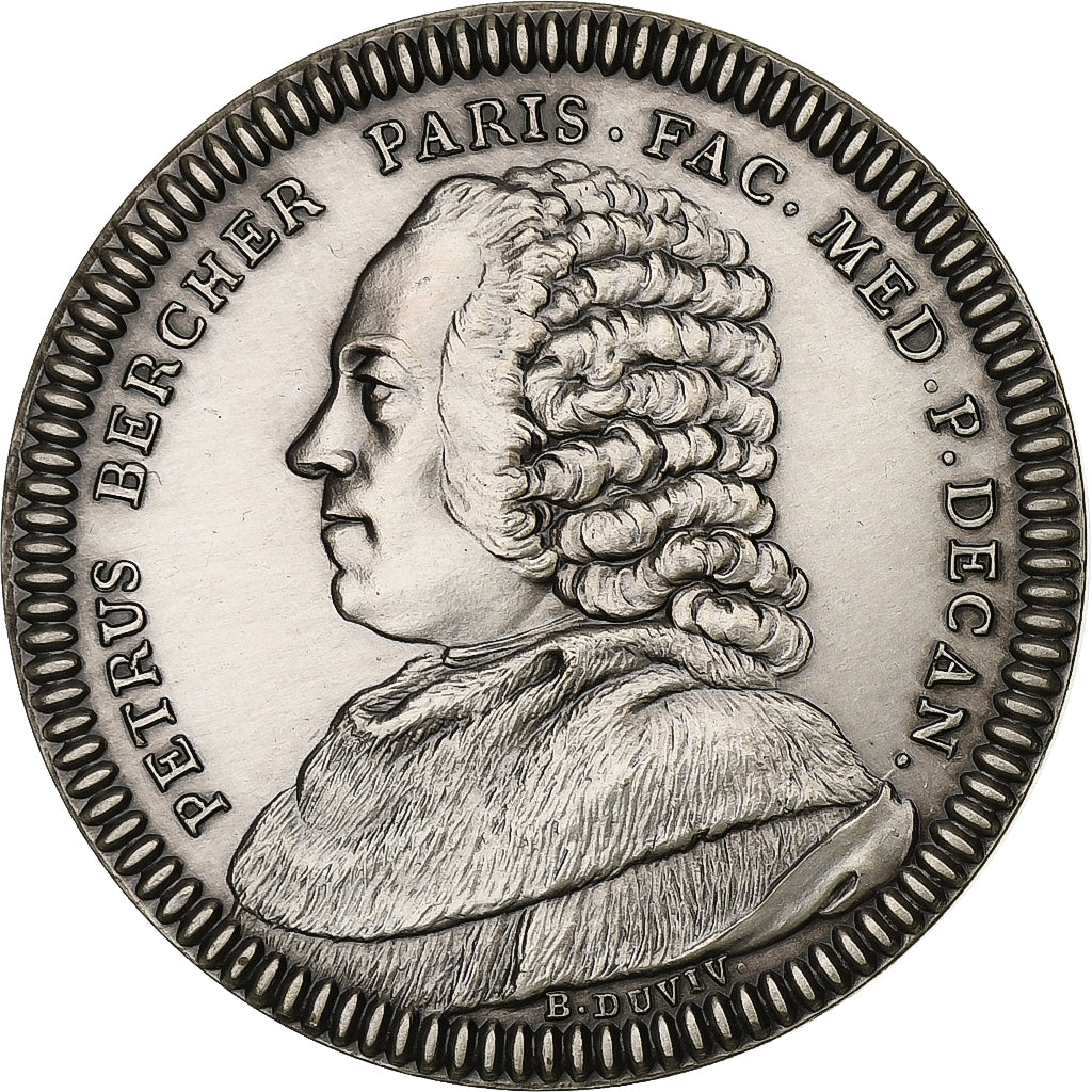 France, Token, Faculté de Médecine de Paris, Pierre Bercher, Silver, Restrike