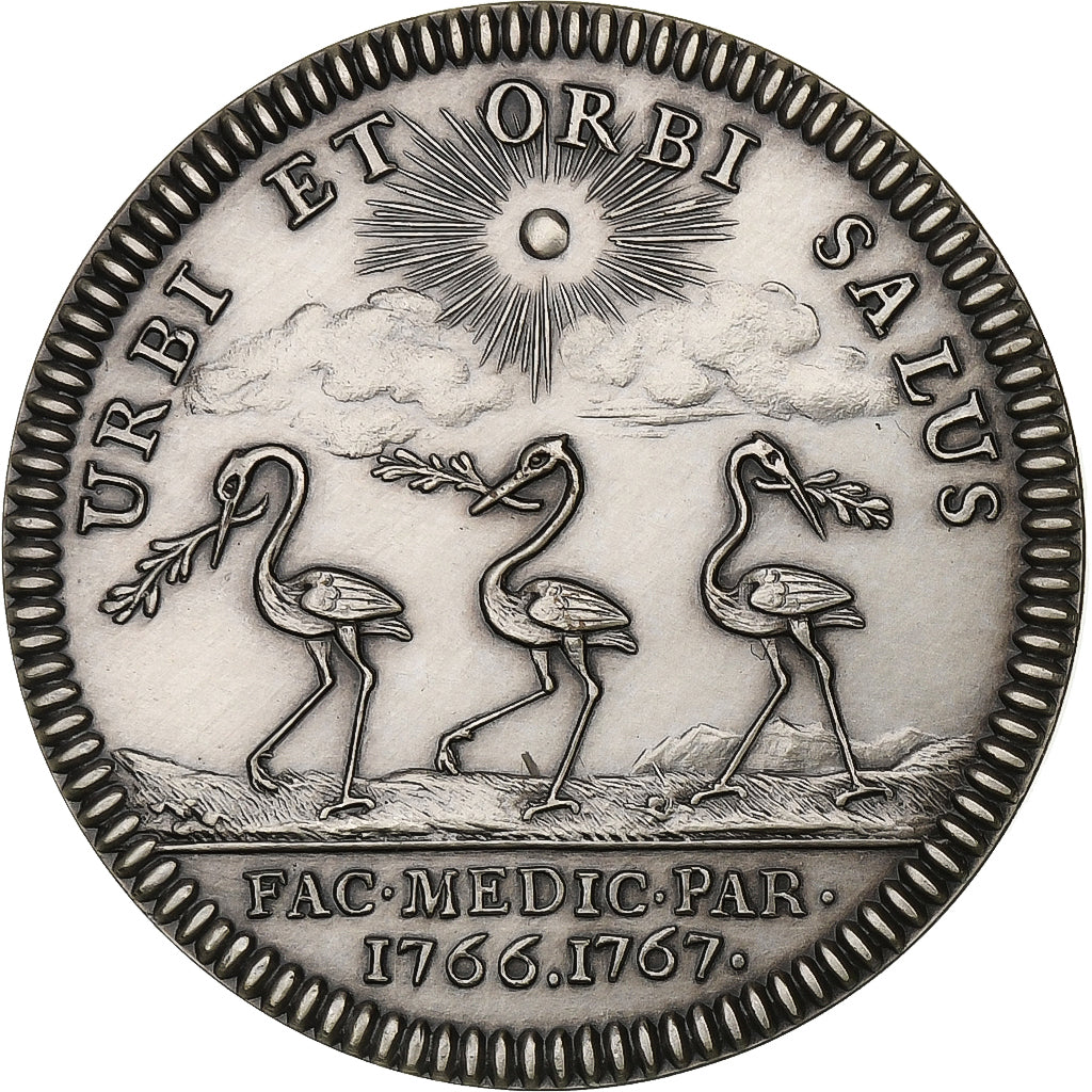 France, Token, Faculté de Médecine de Paris, Pierre Bercher, Silver, Restrike