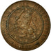 Coin, Netherlands, William III, 2-1/2 Cent, 1883, AU(55-58), Bronze, KM:108.1