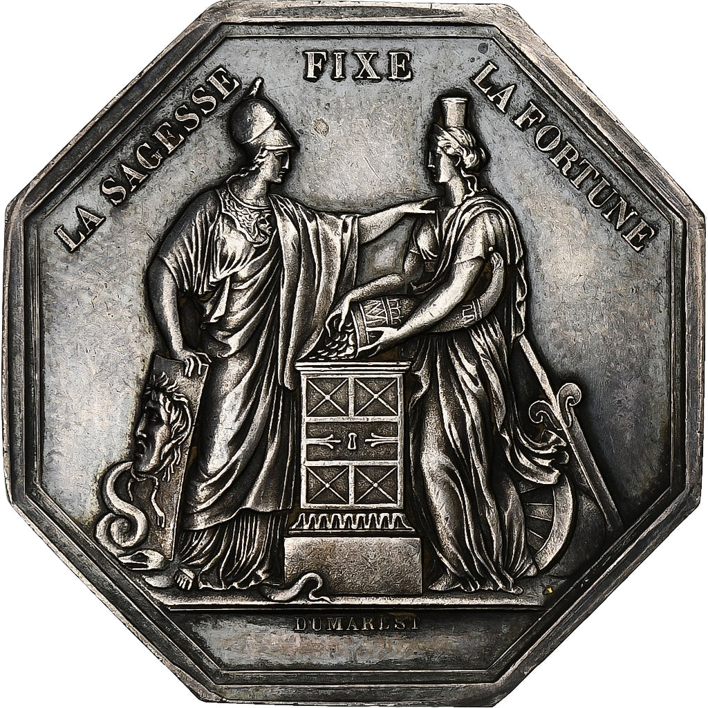 France, Token, Bicentenaire de la Banque de France, 2000, Silver, Dumarest